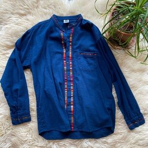 Tribal Mushuc Button Down Long Sleeve